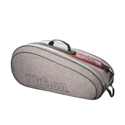 Housse De Raquettes Wilson Team 6 PK Heather Grey -Magasin De Sport De Tennis housse de raquettes wilson team 6 pk heather grey 1358627 650x650 g2