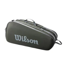Housse De Raquettes Wilson Tour 6PK Dark Green 12 Housse De Raquettes Wilson Tour 6PK Dark Green -Magasin De Sport De Tennis housse de raquettes wilson tour 6pk dark green 1357120 650x650 g2