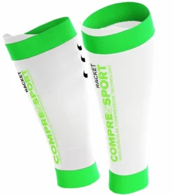 Jambières De Compression Compressport Pro Silicon R2 White/Green