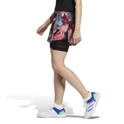 Jupe Pour Femme Adidas Melbourne Tennis Skirt Multicolor/Black -Magasin De Sport De Tennis jupe pour femme adidas melbourne tennis skirt multicolor black 1354140 650x650 g2