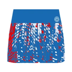 Jupe Pour Femme BIDI BADU Lowey Tech Plissee Skort Blue/White