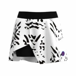 Jupe Pour Femme BIDI BADU Melbourne Printed Cut Out Skort White/Black