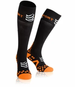 Mi-bas De Compression Compressport Full SocPack Black