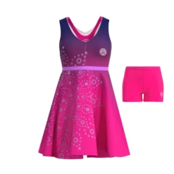 Robe Pour Femme BIDI BADU Colortwist 3In1 Dress Pink/Dark Blue