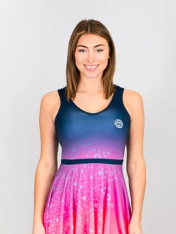 Robe Pour Femme BIDI BADU Colortwist 3In1 Dress Pink/Dark Blue -Magasin De Sport De Tennis robe pour femme bidi badu colortwist 3in1 dress pink dark blue 1352736 650x650 g1