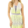 Robe Pour Femme Lucky In Love Pleat Wave Dress Neon Yellow -Magasin De Sport De Tennis robe pour femme lucky in love pleat wave dress neon yellow 121386 650x650 1
