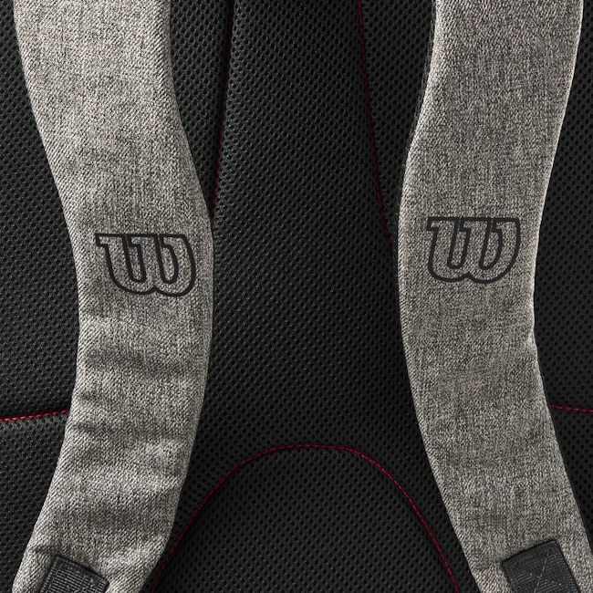 Sac à Dos Pour Raquettes Wilson Team Backpack Heather Grey 7 Sac à Dos Pour Raquettes Wilson Team Backpack Heather Grey – Image 5