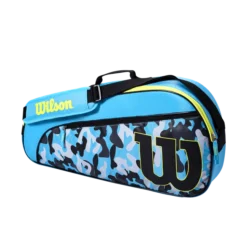 Sac De Raquettes Pour Enfant Wilson Junior Racketbag Blue/Wild Lime