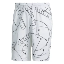 Short Pour Homme Adidas Club Graphic Short White