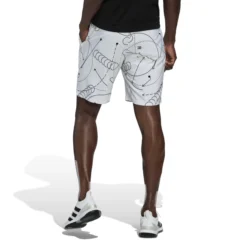 Short Pour Homme Adidas Club Graphic Short White -Magasin De Sport De Tennis short pour homme adidas club graphic short white 181598 650x650 g3