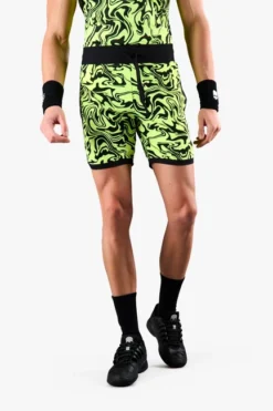 Short Pour Homme Hydrogen Chrome Tech Shorts Fluo Yellow