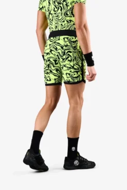 Short Pour Homme Hydrogen Chrome Tech Shorts Fluo Yellow -Magasin De Sport De Tennis short pour homme hydrogen chrome tech shorts fluo yellow 1352446 650x650 g1