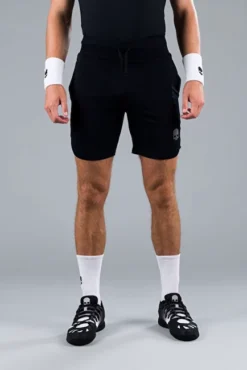 Short Pour Homme Hydrogen Tech Shorts Black -Magasin De Sport De Tennis short pour homme hydrogen tech shorts black 149369 650x650 g1