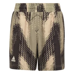 Shorts Pour Enfant Adidas Boys Printed Short Beige/Black/Olive