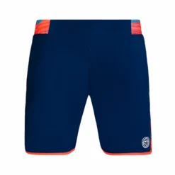 Shorts Pour Enfant BIDI BADU Nino Tech Shorts Neon Red/Dark Blue