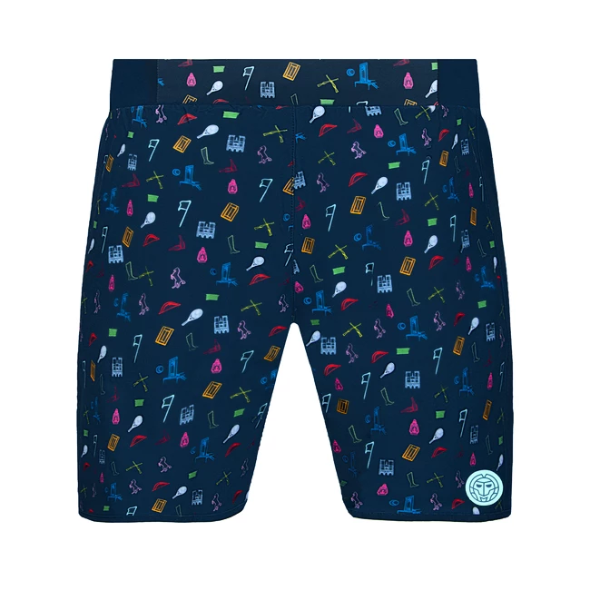 Shorts Pour Enfant BIDI BADU Tafari Tech Shorts Dark Blue, Mixed 3 Shorts Pour Enfant BIDI BADU Tafari Tech Shorts Dark Blue, Mixed