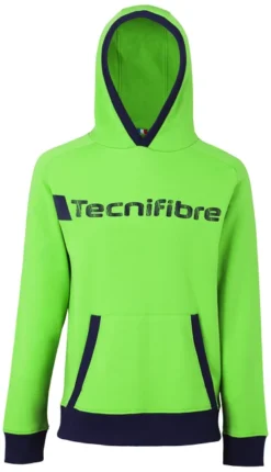 Sweat-shirt Pour Enfant Tecnifibre Fleece Hoodie Green