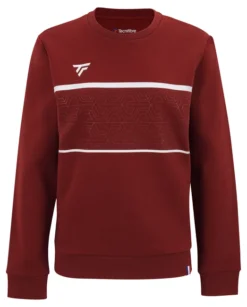Sweat-shirt Pour Femme Tecnifibre Club Sweater Cardinal