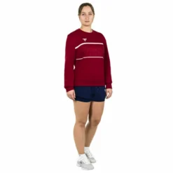 Sweat-shirt Pour Femme Tecnifibre Club Sweater Cardinal -Magasin De Sport De Tennis sweat shirt pour femme tecnifibre club sweater cardinal 1369560 650x650 g1