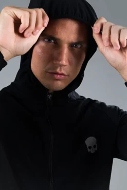 Sweat-shirt Pour Homme Hydrogen Tech FZ Sweatshirt Skull Black -Magasin De Sport De Tennis sweat shirt pour homme hydrogen tech fz sweatshirt skull black 149398 650x650 g1