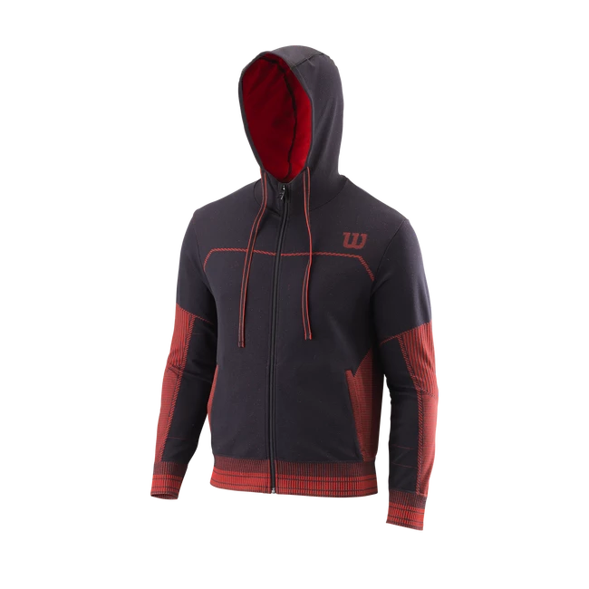 Sweat-shirt Pour Homme Wilson Rush Pro Seamless Hooded Jacket 3 Sweat-shirt Pour Homme Wilson Rush Pro Seamless Hooded Jacket