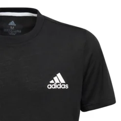 T-shirt Pour Enfant Adidas B Escouade Tee Black -Magasin De Sport De Tennis t shirt pour enfant adidas b escouade tee black 65942 650x650 g2