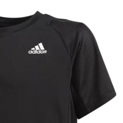 T-shirt Pour Enfant Adidas Boys Club 3STR Tee Black -Magasin De Sport De Tennis t shirt pour enfant adidas boys club 3str tee black 116630 650x650 g1