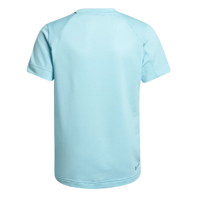 T-shirt Pour Enfant Adidas Boys Printed Tennis Shirt Aqua 4 T-shirt Pour Enfant Adidas Boys Printed Tennis Shirt Aqua – Image 2