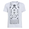 T-shirt Pour Enfant Adidas Boys Printed Tennis Shirt White -Magasin De Sport De Tennis t shirt pour enfant adidas boys printed tennis shirt white 164860 650x650 1