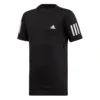 T-shirt Pour Enfant Adidas Club 3STR Black 1 T-shirt Pour Enfant Adidas Club 3STR Black -Magasin De Sport De Tennis t shirt pour enfant adidas club 3str black 85112 650x650 1