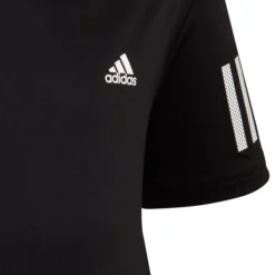 T-shirt Pour Enfant Adidas Club 3STR Black -Magasin De Sport De Tennis t shirt pour enfant adidas club 3str black 85112 650x650 g1