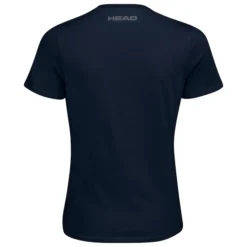 T-shirt Pour Femme Head Club Lara T-Shirt Women Dark Blue -Magasin De Sport De Tennis t shirt pour femme head club lara t shirt women dark blue 151633 650x650 g0