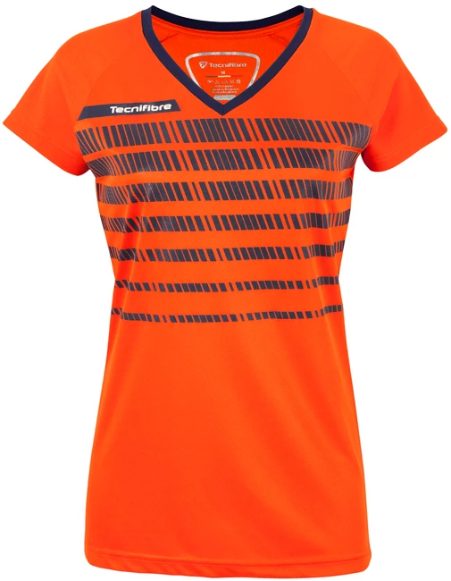 T-shirt Pour Femme Tecnifibre 2018 Lady F2 Airmesh Orange 3 T-shirt Pour Femme Tecnifibre 2018 Lady F2 Airmesh Orange
