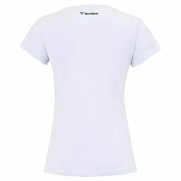 T-shirt Pour Femme Tecnifibre Club Cotton Tee White 4 T-shirt Pour Femme Tecnifibre Club Cotton Tee White – Image 2