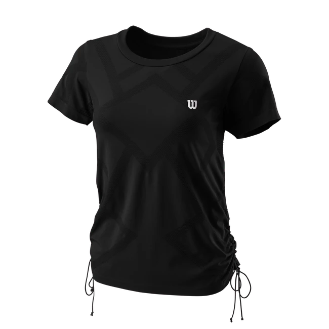 T-shirt Pour Femme Wilson Power Seamless Crew II W Black 2 T-shirt Pour Femme Wilson Power Seamless Crew II W Black