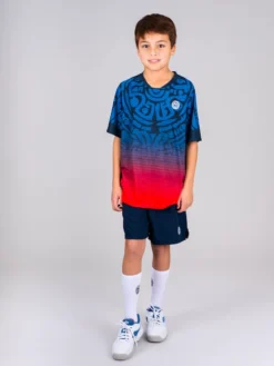 T-shirt Pour Garçon BIDI BADU Colortwist Junior Tee Dark Blue/Red -Magasin De Sport De Tennis t shirt pour garcon bidi badu colortwist junior tee dark blue red 1352850 650x650 g2