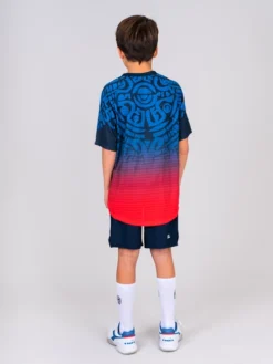 T-shirt Pour Garçon BIDI BADU Colortwist Junior Tee Dark Blue/Red -Magasin De Sport De Tennis t shirt pour garcon bidi badu colortwist junior tee dark blue red 1352850 650x650 g3