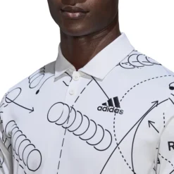 T-shirt Pour Homme Adidas Club Graphic Polo White -Magasin De Sport De Tennis t shirt pour homme adidas club graphic polo white 181450 650x650 g5