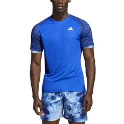 T-shirt Pour Homme Adidas Melbourne Ergo Tennis HEAT.RDY Raglan T-Shirt Blue -Magasin De Sport De Tennis t shirt pour homme adidas melbourne ergo tennis heat rdy raglan t shirt blue 1354368 650x650 g3