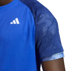 T-shirt Pour Homme Adidas Melbourne Ergo Tennis HEAT.RDY Raglan T-Shirt Blue -Magasin De Sport De Tennis t shirt pour homme adidas melbourne ergo tennis heat rdy raglan t shirt blue 1354368 650x650 g4