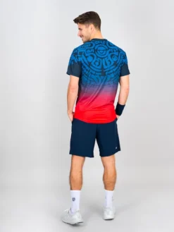 T-shirt Pour Homme BIDI BADU Colortwist Tee Dark Blue/Red -Magasin De Sport De Tennis t shirt pour homme bidi badu colortwist tee dark blue red 1352763 650x650 g3