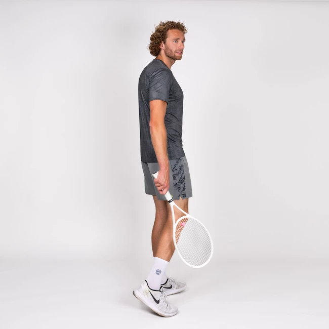 T-shirt Pour Homme BIDI BADU Madu Tech Tee Grey 6 T-shirt Pour Homme BIDI BADU Madu Tech Tee Grey – Image 4