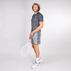 T-shirt Pour Homme BIDI BADU Yero Tech Polo Grey -Magasin De Sport De Tennis t shirt pour homme bidi badu yero tech polo grey 176148 650x650 g2