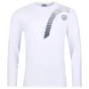T-shirt Pour Homme Head Club 21 Cliff LS White -Magasin De Sport De Tennis t shirt pour homme head club 21 cliff ls white 90594 650x650 1