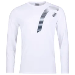 T-shirt Pour Homme Head Club 21 Cliff LS White