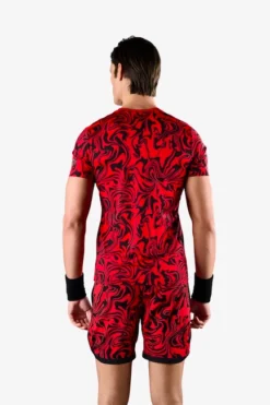 T-shirt Pour Homme Hydrogen Chrome Tech Tee Red -Magasin De Sport De Tennis t shirt pour homme hydrogen chrome tech tee red 1352441 650x650 g1