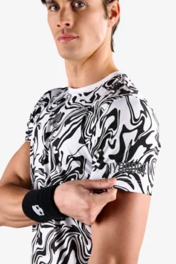 T-shirt Pour Homme Hydrogen Chrome Tech Tee White -Magasin De Sport De Tennis t shirt pour homme hydrogen chrome tech tee white 1352440 650x650 g5