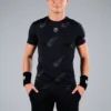 T-shirt Pour Homme Hydrogen Flames Tech Tee Black -Magasin De Sport De Tennis t shirt pour homme hydrogen flames tech tee black 149225 650x650 1