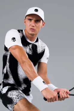 T-shirt Pour Homme Hydrogen Spray Tech Tee White -Magasin De Sport De Tennis t shirt pour homme hydrogen spray tech tee white 149440 650x650 g0