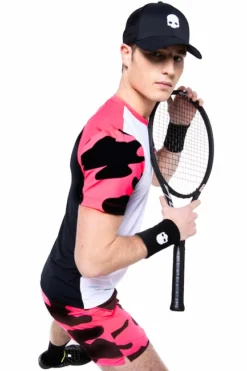 T-shirt Pour Homme Hydrogen Tech Camo Tee White/Fuchsia Fluo -Magasin De Sport De Tennis t shirt pour homme hydrogen tech camo tee white fuchsia fluo 115047 650x650 g3